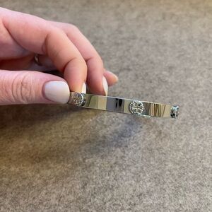 Tory Burch Silver Miller Bangle